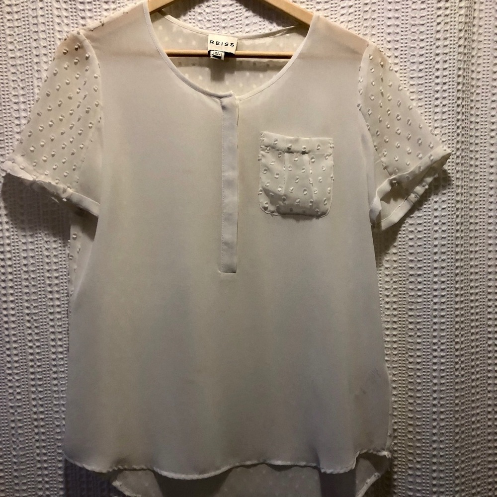 Reiss Sz 4 Ivory Top